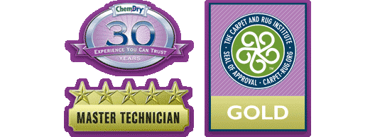 30 Years, Master Technician, Carpet and Rug Institute Seal of Approval, Angie's List